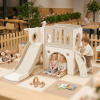 Игровой комплекс с горкой UNIX Kids Star / Звезда бежевый