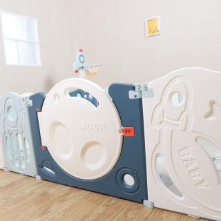 Манеж UNIX Kids SUPREME Space 160x160 Blue