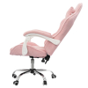 Вибромассажное кресло Calviano Nero pink plush
