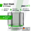Батут UNIX Line Simple 8 ft Green (outside)