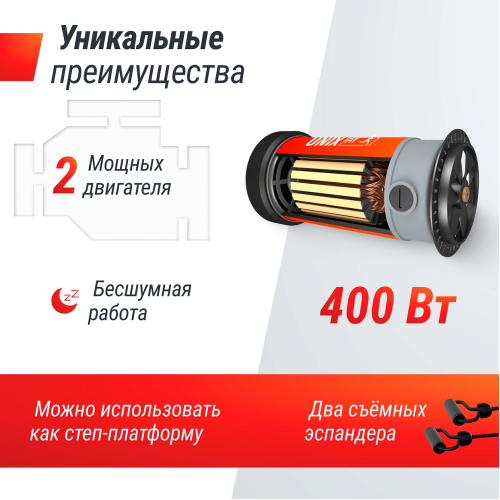 Виброплатформа UNIX Fit Quake 3D Black