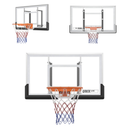 Баскетбольный щит UNIX Line B-Backboard-PC 50"x32" R45