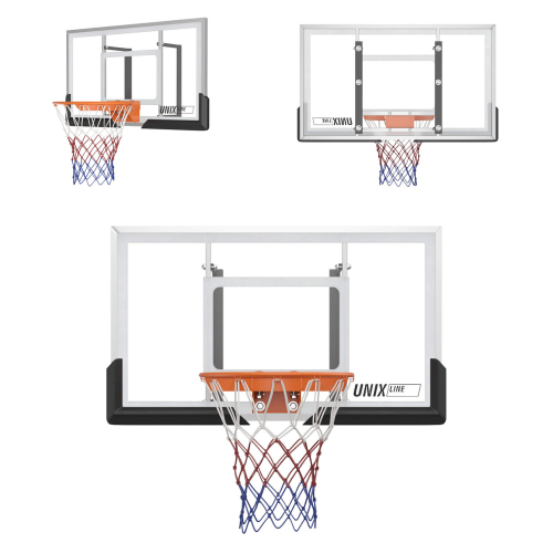 Баскетбольный щит UNIX Line B-Backboard-PC 50"x32" R45