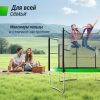 Батут UNIX Line Simple 12 ft (366 см) с внутренней защитной сеткой, зеленый