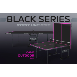 Стол теннисный Game 6 Всепогодный с сеткой Black