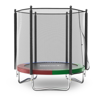 Батут UNIX Line Simple 6 ft (183 см) с внешней защитной сеткой, цветной
