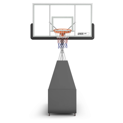 Баскетбольная стойка UNIX Line B-Stand-TG PRO 72"x42" R45 H120-305 см