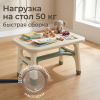Стол со стулом UNIX Kids Dino / Дино зеленый