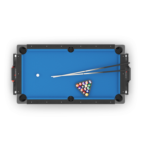 Игровой стол UNIX Line Трансформер 4 в 1 (204х112 cм) Black