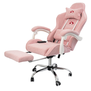 Вибромассажное кресло Calviano Amarone pink plush