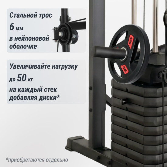 Силовой комплекс - мультистанция UNIX Fit (50 в 1)