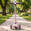 Самокат UNIX Kids Light с подсветкой, розовый