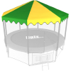 Крыша для батута UNIX Line 10 ft Green/Yellow