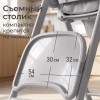 Стул для кормления UNIX Kids Torino светло-серый