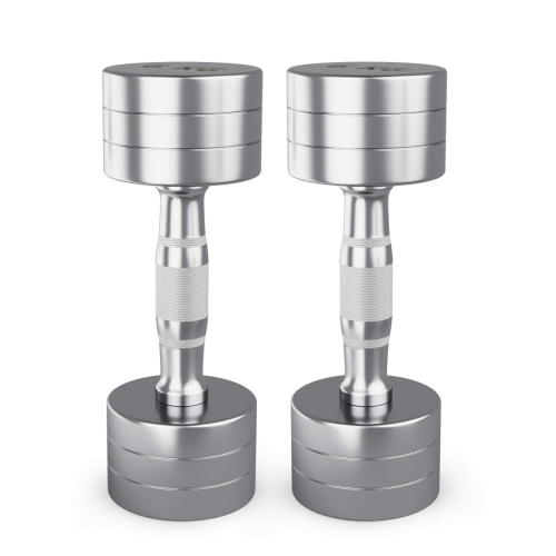 Гантель UNIX Fit PRO круглая хромированная 6 кг, 2 шт.