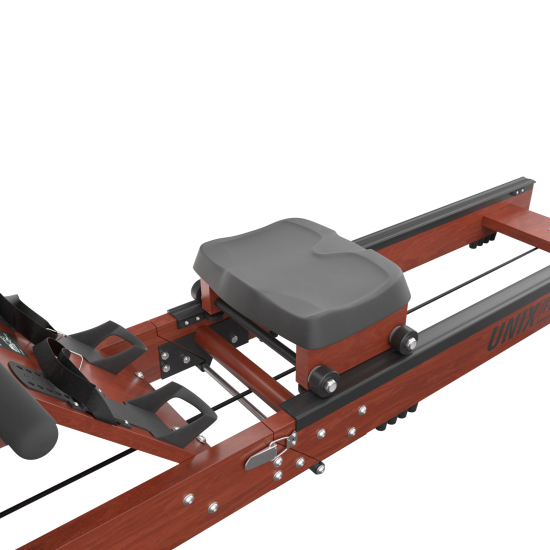 Гребной тренажер UNIX Fit Wood Rower Dark
