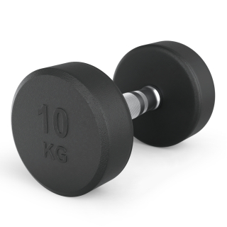 Гантель UNIX Fit PRO круглая обрезиненная 10 кг, 2 шт.