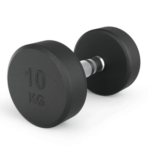 Гантель UNIX Fit PRO круглая обрезиненная 10 кг, 2 шт.