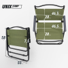 Стул складной UNIX Camp Kinetik детский зеленый