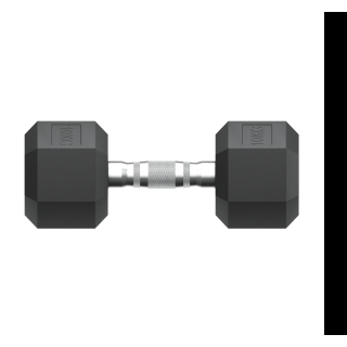 Гантель гексагональная UNIX Fit обрезиненная 10 кг / шт.
