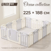Манеж UNIX Kids Ocean / Океан (225 x 188 см) серый