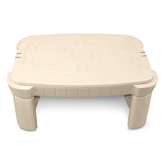 Песочница UNIX Kids Table / стол с крышкой 96 х 66 см бежевый