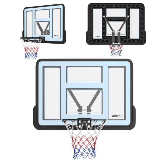 Баскетбольный щит UNIX Line B-Backboard-PVC 44"x30" (110 х 75 см) R45