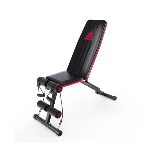 Cкамья силовая универсальная DFC с эспандерами DCH310