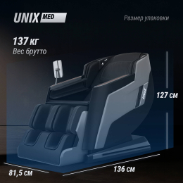 Массажное кресло UNIX Afelia Black