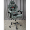 Вибромассажное кресло Calviano Nero green plush