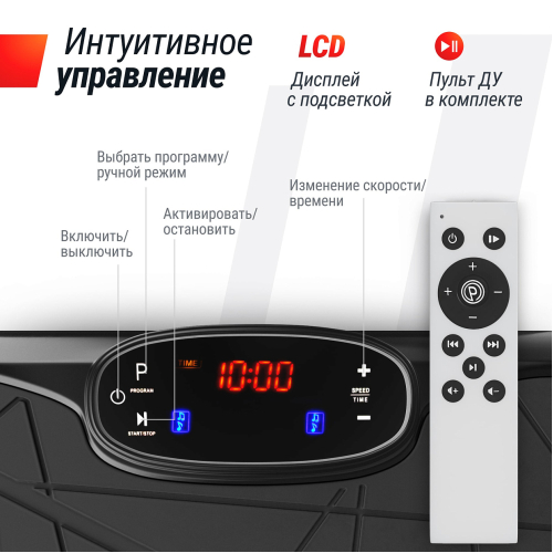 Виброплатформа UNIX Fit Edge 2D Black