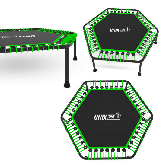 Батут спортивный UNIX Line FITNESS Lite Green (125 см)