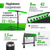 Батут спортивный UNIX Line FITNESS Green (125 см)