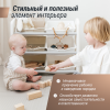 Стеллаж для игрушек UNIX Kids (6 ящиков) серый