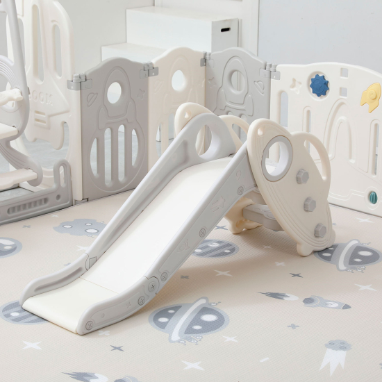 Манеж UNIX Kids Supreme Space / Премиальный 200x200 см серый