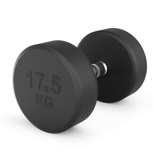 Гантель UNIX Fit PRO круглая обрезиненная 17,5 кг, 2 шт.