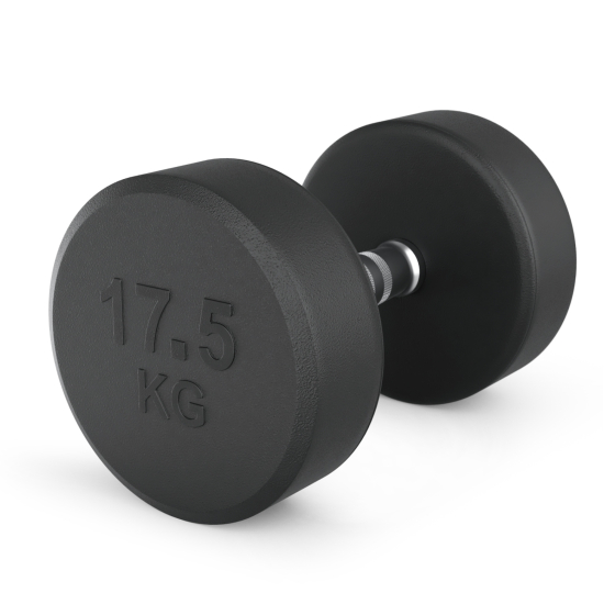 Гантель UNIX Fit PRO круглая обрезиненная 17,5 кг, 2 шт.