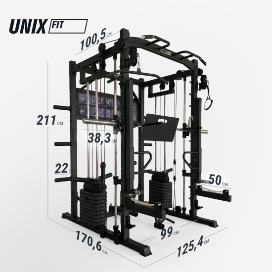 Силовой комплекс - мультистанция UNIX Fit (50 в 1)