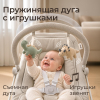 Шезлонг-качалка UNIX Kids Dino бежевый