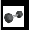 Гантель гексагональная UNIX Fit обрезиненная 5 кг / шт.