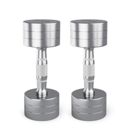 Гантель UNIX Fit PRO круглая хромированная 7 кг, 2 шт.