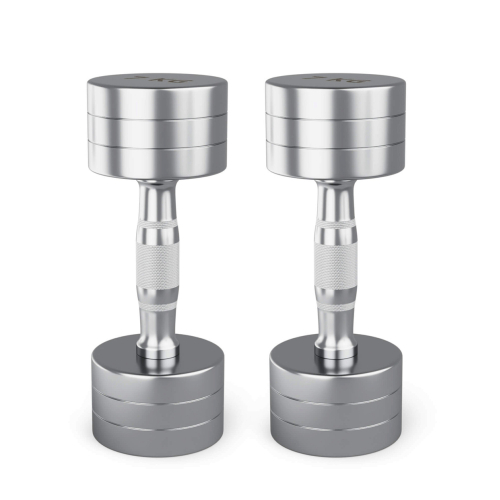 Гантель UNIX Fit PRO круглая хромированная 7 кг, 2 шт.