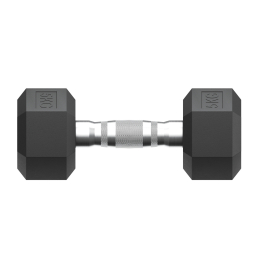 Гантель гексагональная UNIX Fit обрезиненная 5 кг, 2 шт.