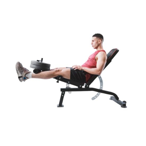 Скамья для жима DFC Sperax со сгибателем / разгибателем для ног