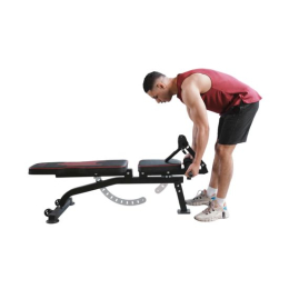 Скамья для жима DFC Sperax со сгибателем / разгибателем для ног