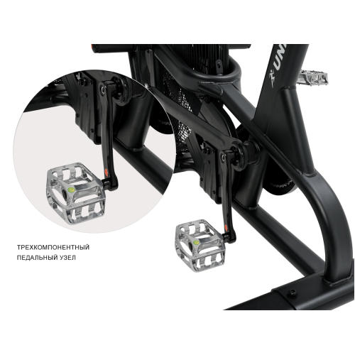 Велотренажер UNIX Fit Techno AirBike 1100 PRO