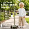 Самокат UNIX Kids Light с подсветкой, зеленый