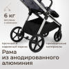 Коляска прогулочная UNIX Kids Verona / Верона тёмно-серый