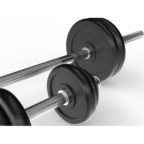 Набор гантелей и штанга UNIX Fit в кейсе 50 кг