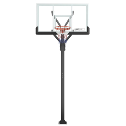 Баскетбольная стойка стационарная UNIX Line B-Stand-PC 72"x42" (180 х 105 см) R45 H230-305 см